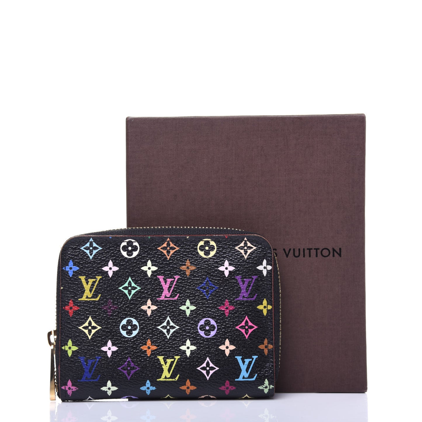 Monogram Multicolor Zippy Coin Purse Black Grenade