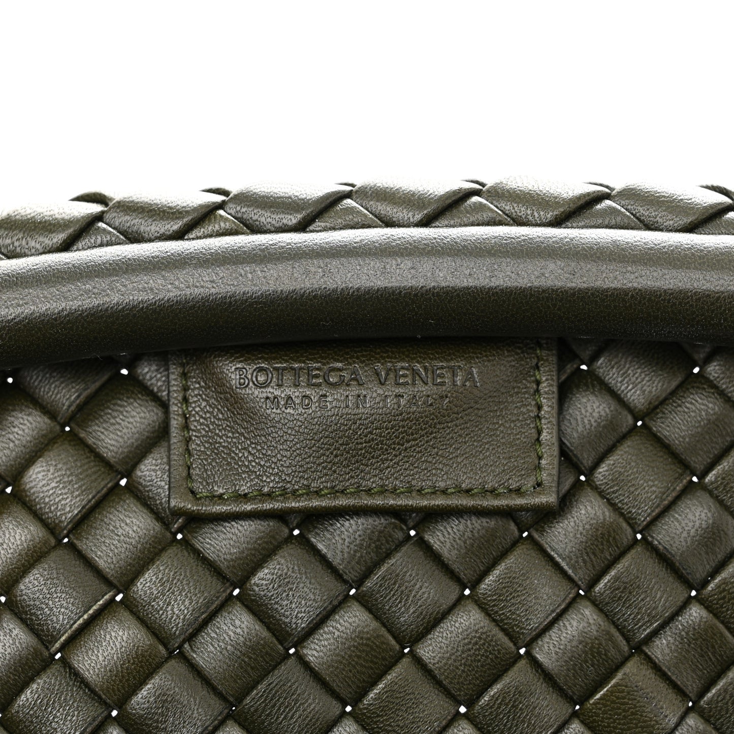 Nappa Intrecciato Padded Clutch Camping