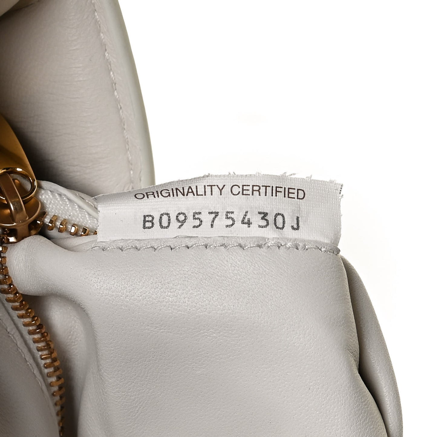 Lambskin Maxi Intreccio Padded Chain Cassette Crossbody Bag White
