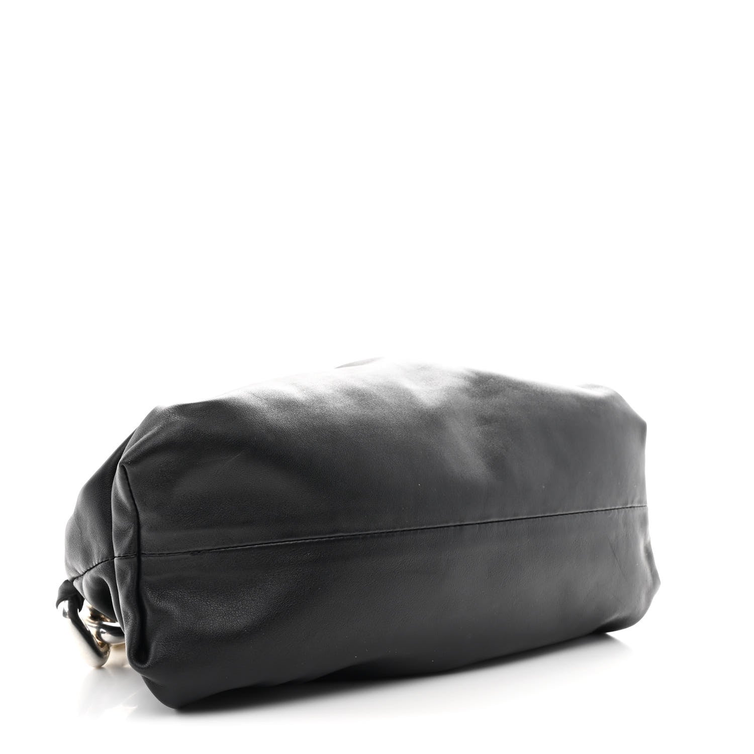 Bottega Veneta Calfskin The Pouch Chain Black 4 of 10
