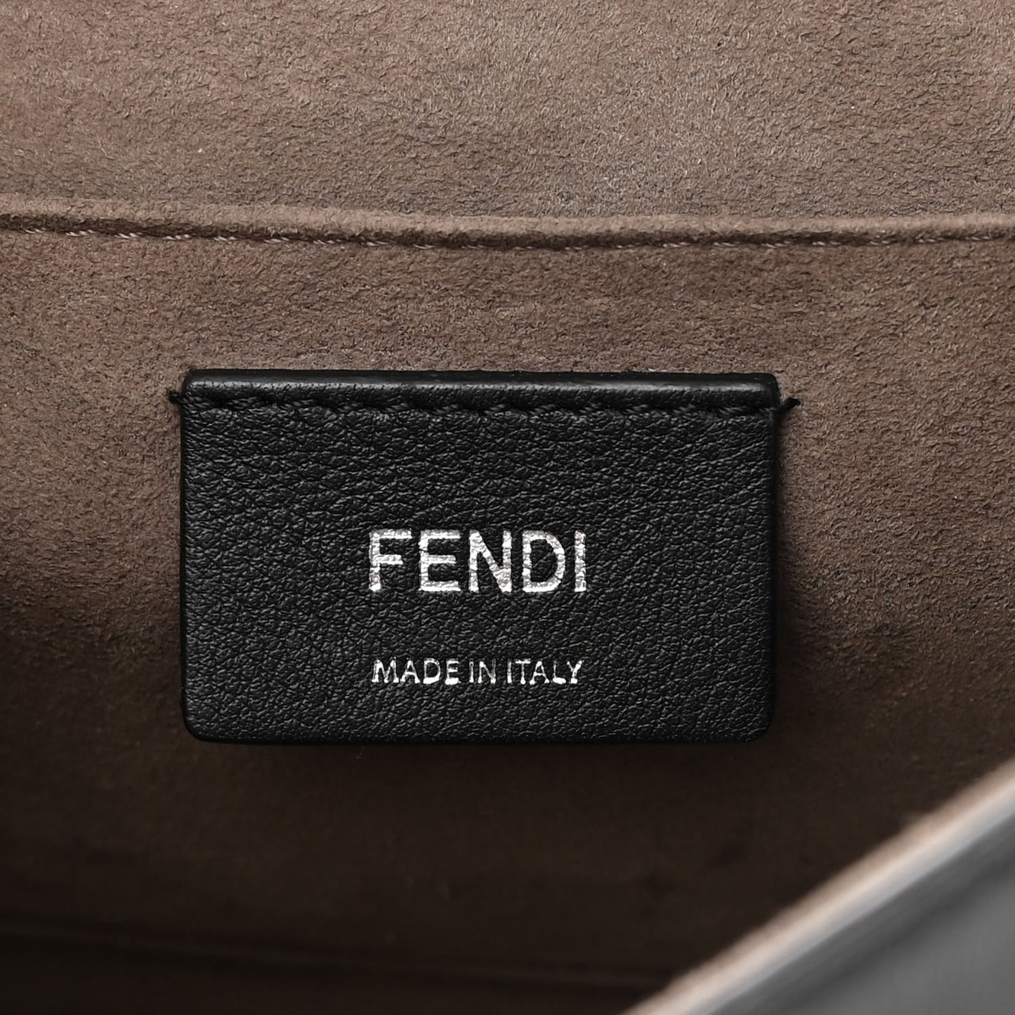 Vitello Century Opaco F is Fendi Kan I Shoulder Bag Black