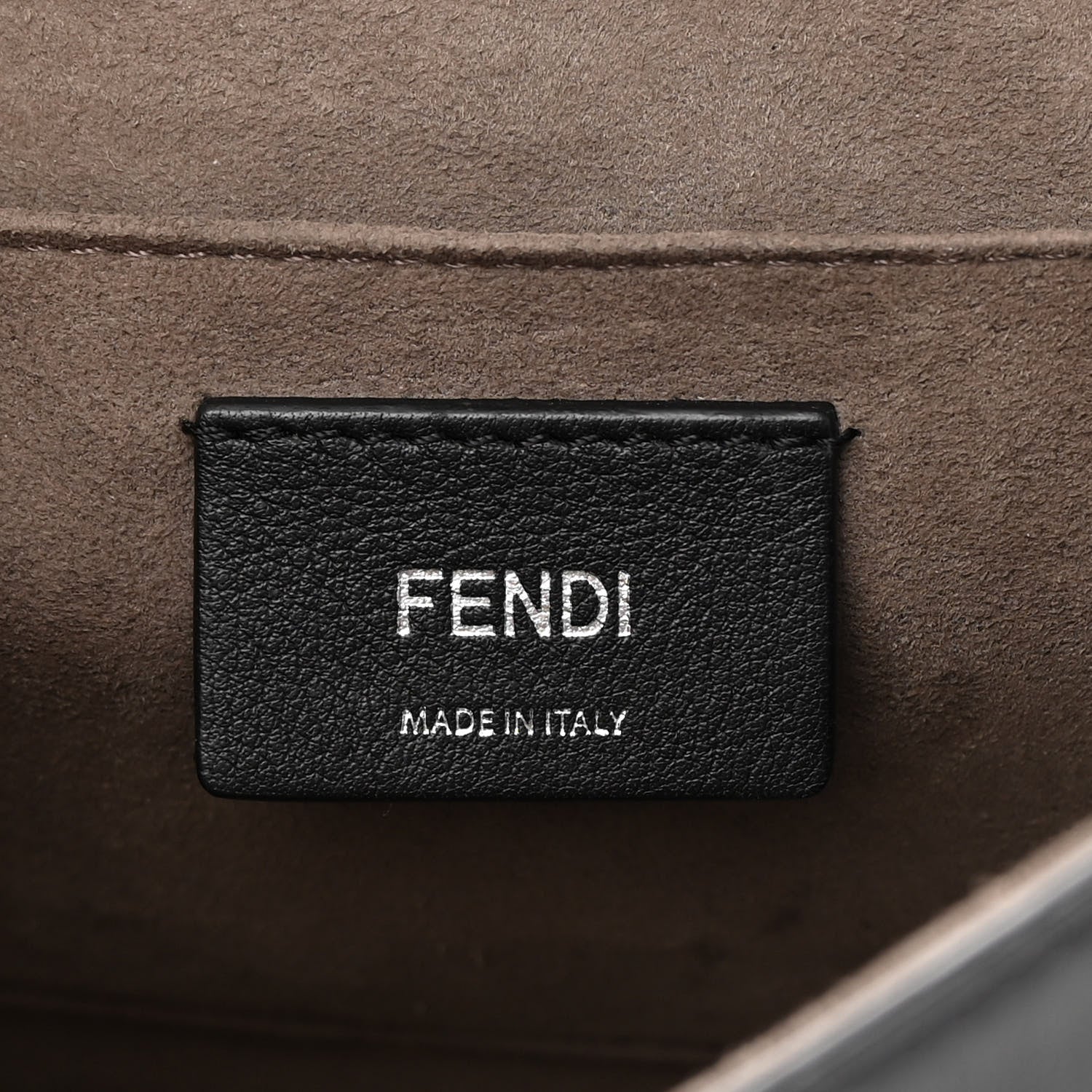 Fendi Vitello Century Opaco F is Fendi Kan I Shoulder Bag Black 6 of 16
