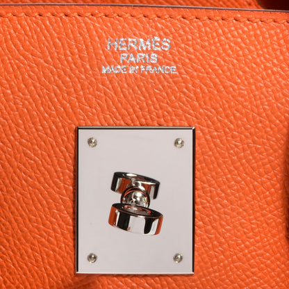 Hermes Epsom Birkin 30 Orange 6 of 22