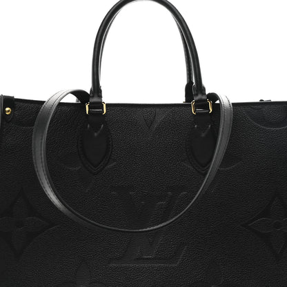 Louis Vuitton Empreinte Monogram Giant Onthego MM Black 7 of 9