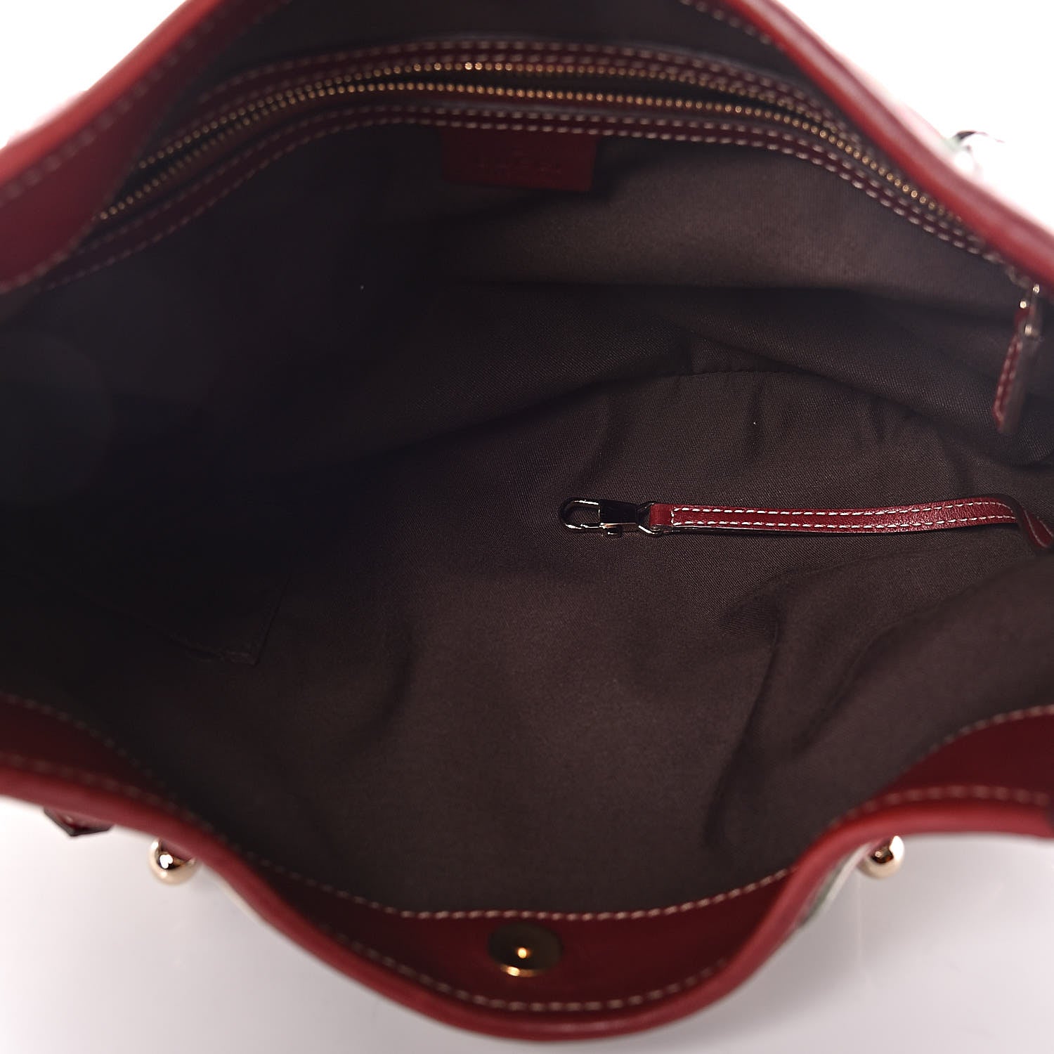 Gucci Velvet Large Horsebit 85th Anniversary Hobo Bordeaux Black 7 of 11