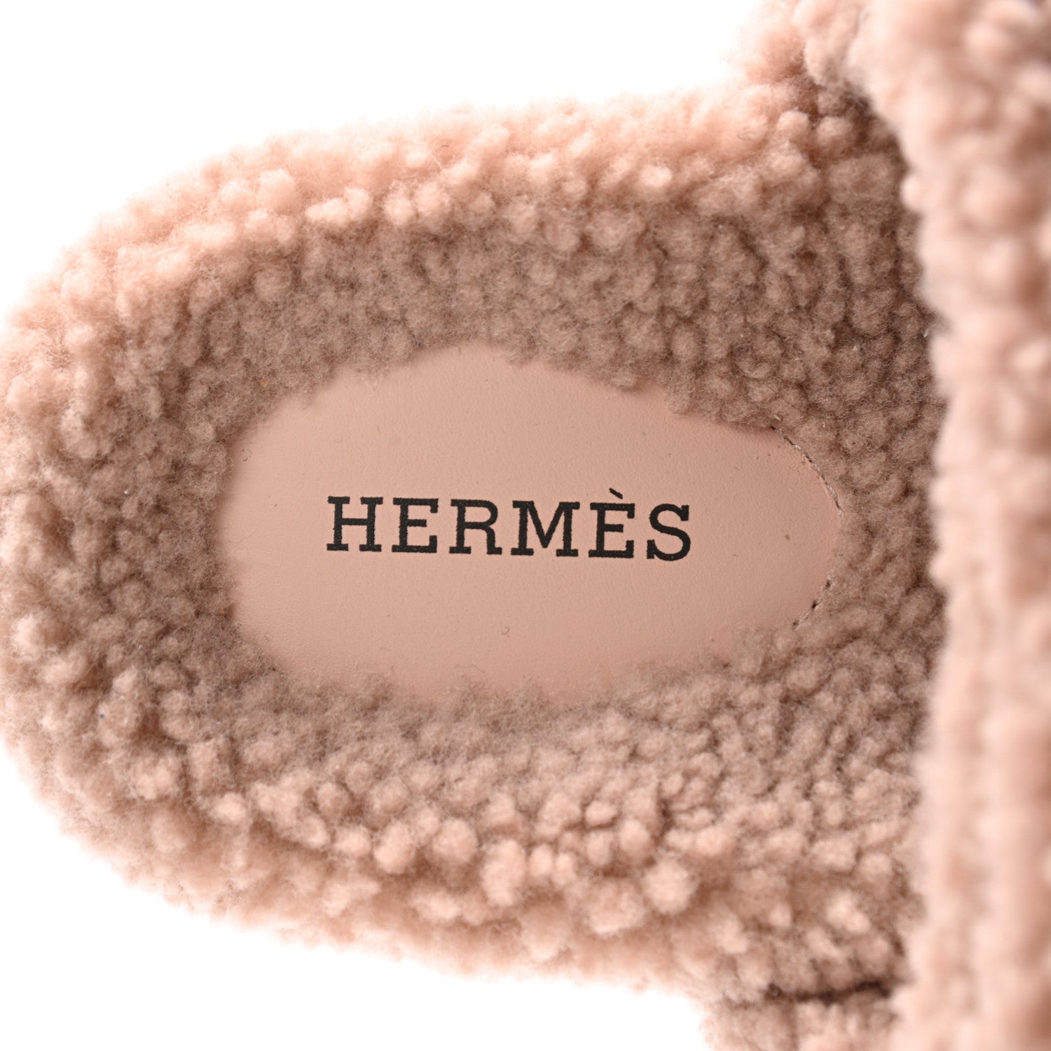 Hermes Woolskin Womens Chypre Sandals 35 Bois De Santal 7 of 8