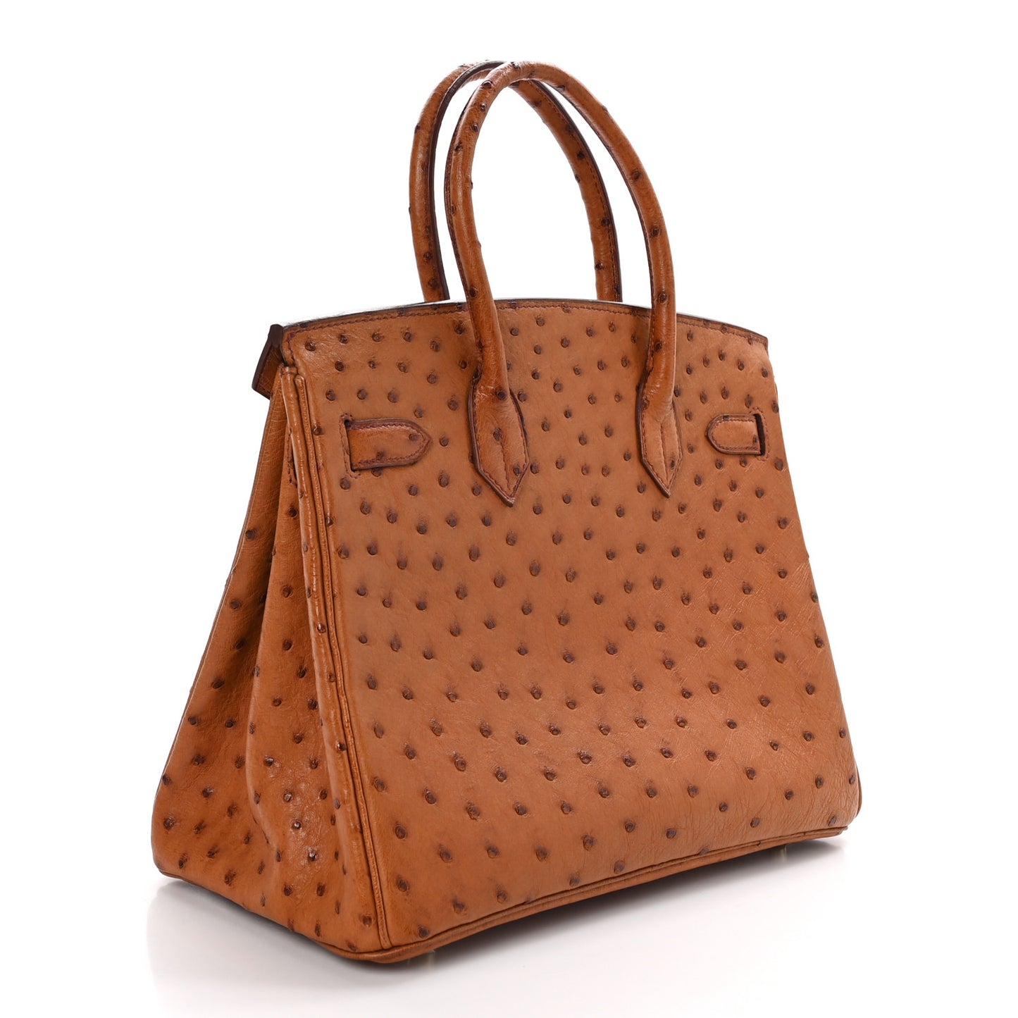 Ostrich Birkin 30 Gold