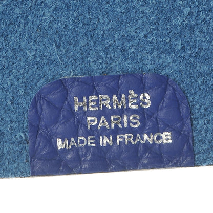 Hermes Togo Ulysse Mini Notebook Bleu Electrique 6 of 8