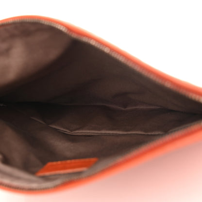 Bottega Veneta Nappa Intrecciato Medium Zip Pouch Orange 5 of 7