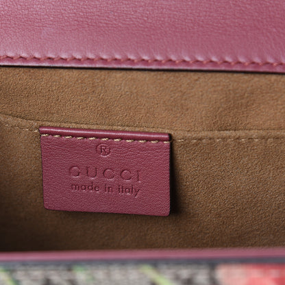 Gucci GG Supreme Monogram Blooms Small Padlock Shoulder Bag Beige Multicolor Dry Rose 5 of 7