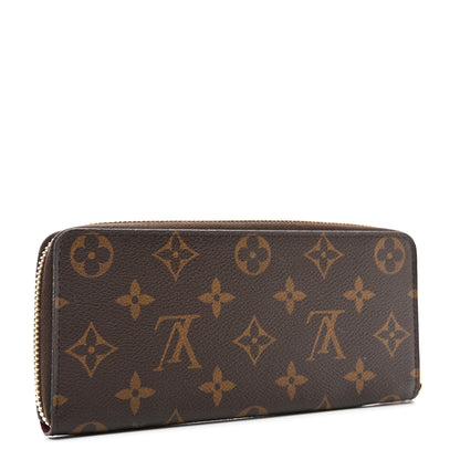 Louis Vuitton Monogram Clemence Wallet Fuchsia 3 of 7