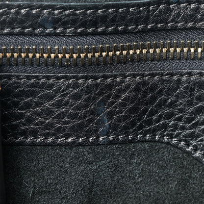 Valentino Garavani Grained Calfskin Rockstud Shoulder Tote Black 10 of 11