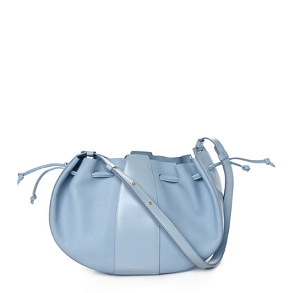 Mansur Gavriel Tumbled Calfskin Lilium Bag Light Blue 1 of 9
