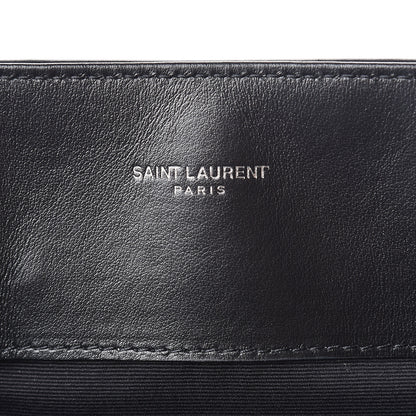 Saint Laurent Calfskin Y Quilted Monogram Large Loulou Shopper Black 6 of 11