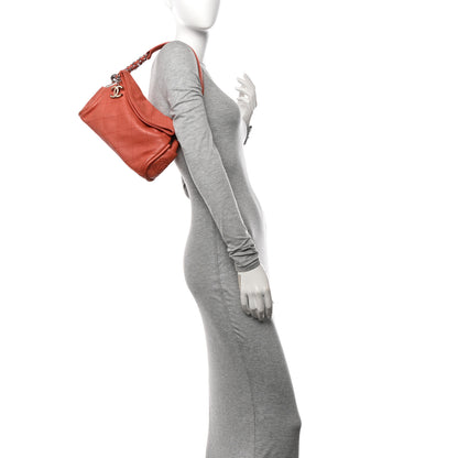 Chanel Lambskin Stitched Small Ultimate Soft Tote Pink 2 of 17
