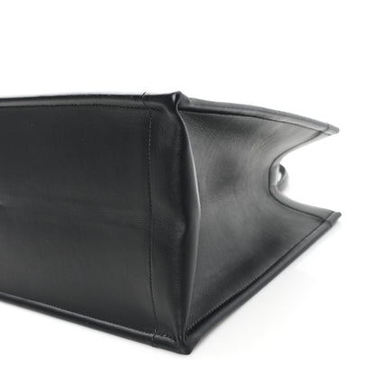 Christian Dior Calfskin Macro Cannage Medium Book Tote Black 9 of 9
