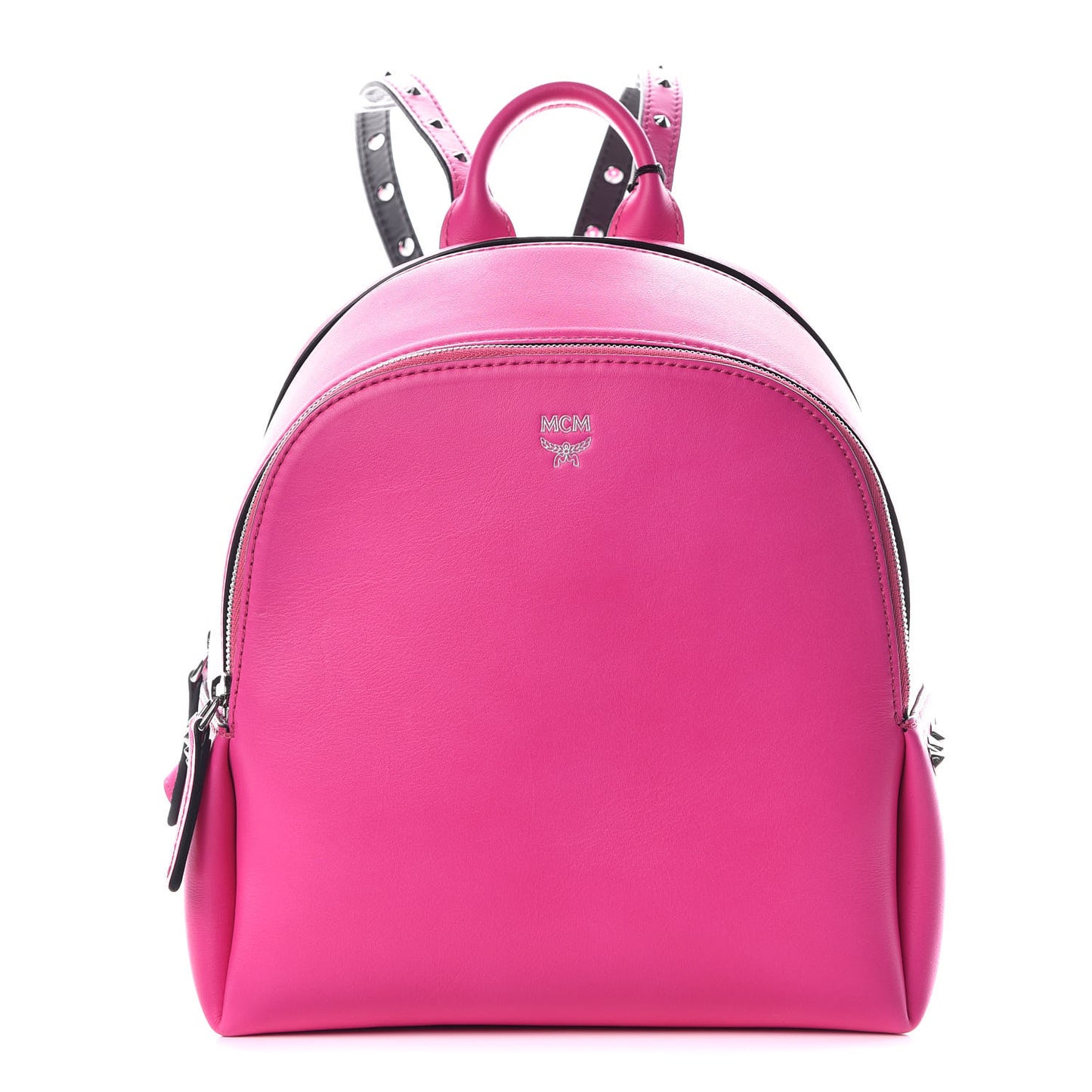Calfskin Mini Duchess Polke Studs Backpack Electric Pink