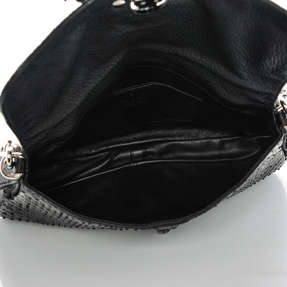Gucci Python Bamboo Croisette Evening Bag Black 5 of 6