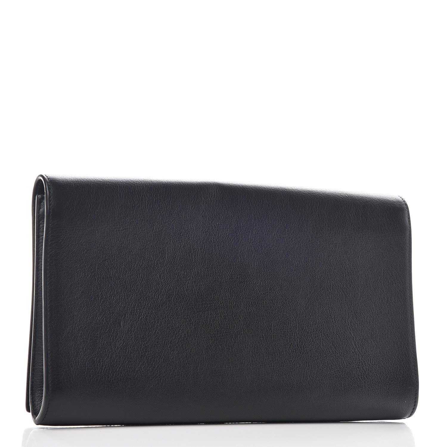 Saint Laurent Calfskin Monogram Large Belle De Jour Clutch Black 3 of 8