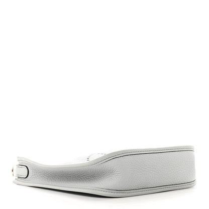 Hermes Taurillon Clemence Amazone Evelyne TPM Bleu Pale Nata 4 of 9