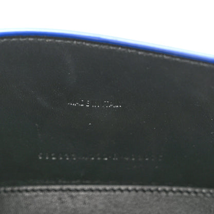 Balenciaga Metallic Shiny Calfskin Crocodile Embossed Hourglass Top Handle Bag XS Royal Blue 7 of 12