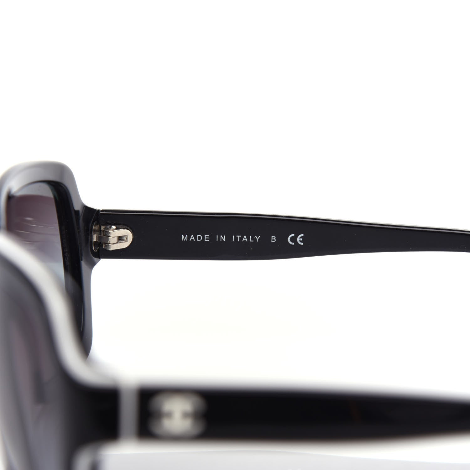 Chanel Acetate CC Logo Sunglasses 5143 Black White 6 of 8