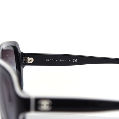 Chanel Acetate CC Logo Sunglasses 5143 Black White 6 of 8