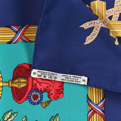 Hermes Silk Republique Francaise Liberte Egalite Fraternite 1789 Scarf 90 3 of 4