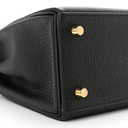 Hermes Togo Kelly Retourne 25 Black 9 of 13