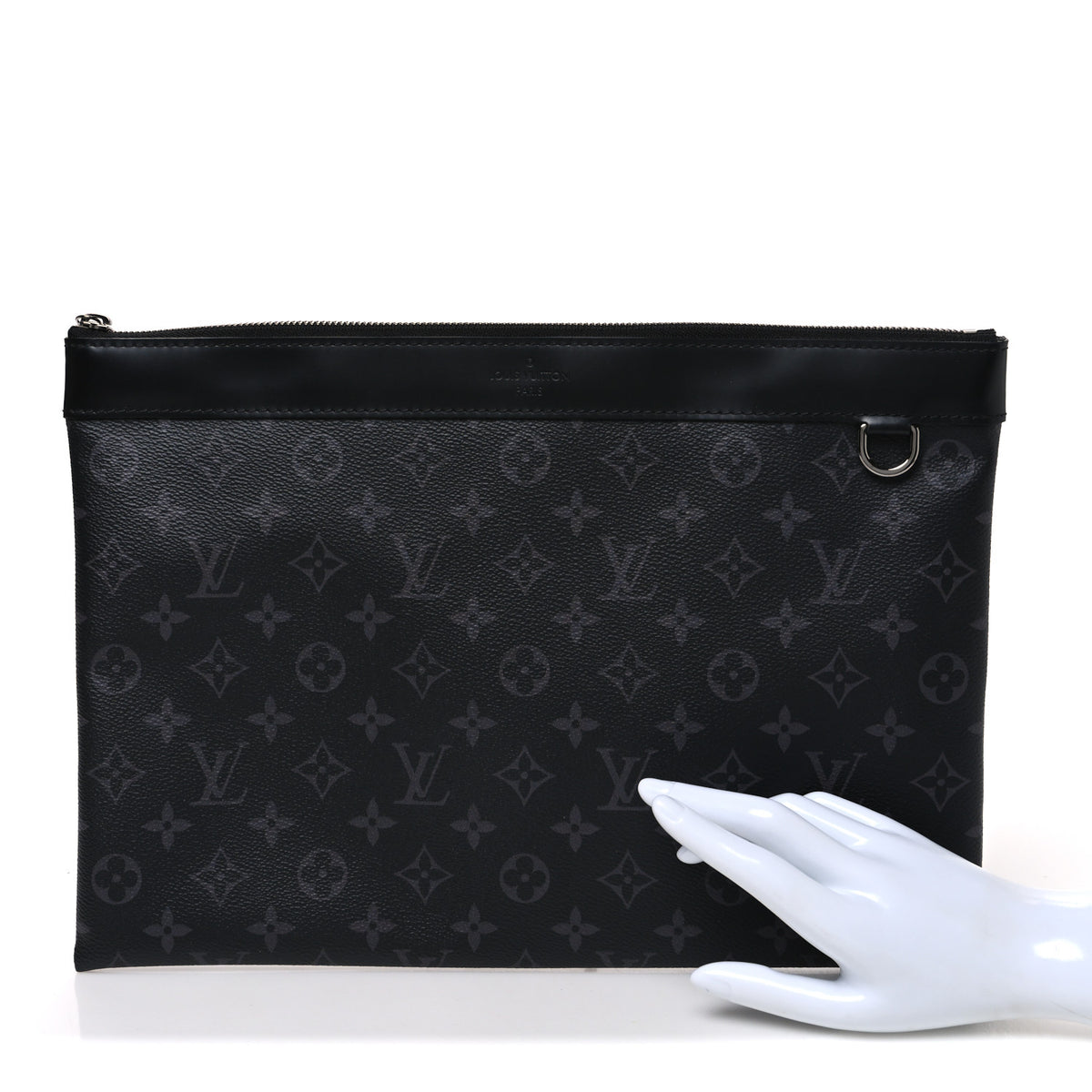 Louis Vuitton Monogram Eclipse Discovery Pochette GM 2 of 7