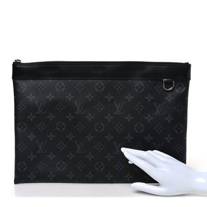 Louis Vuitton Monogram Eclipse Discovery Pochette GM 2 of 7
