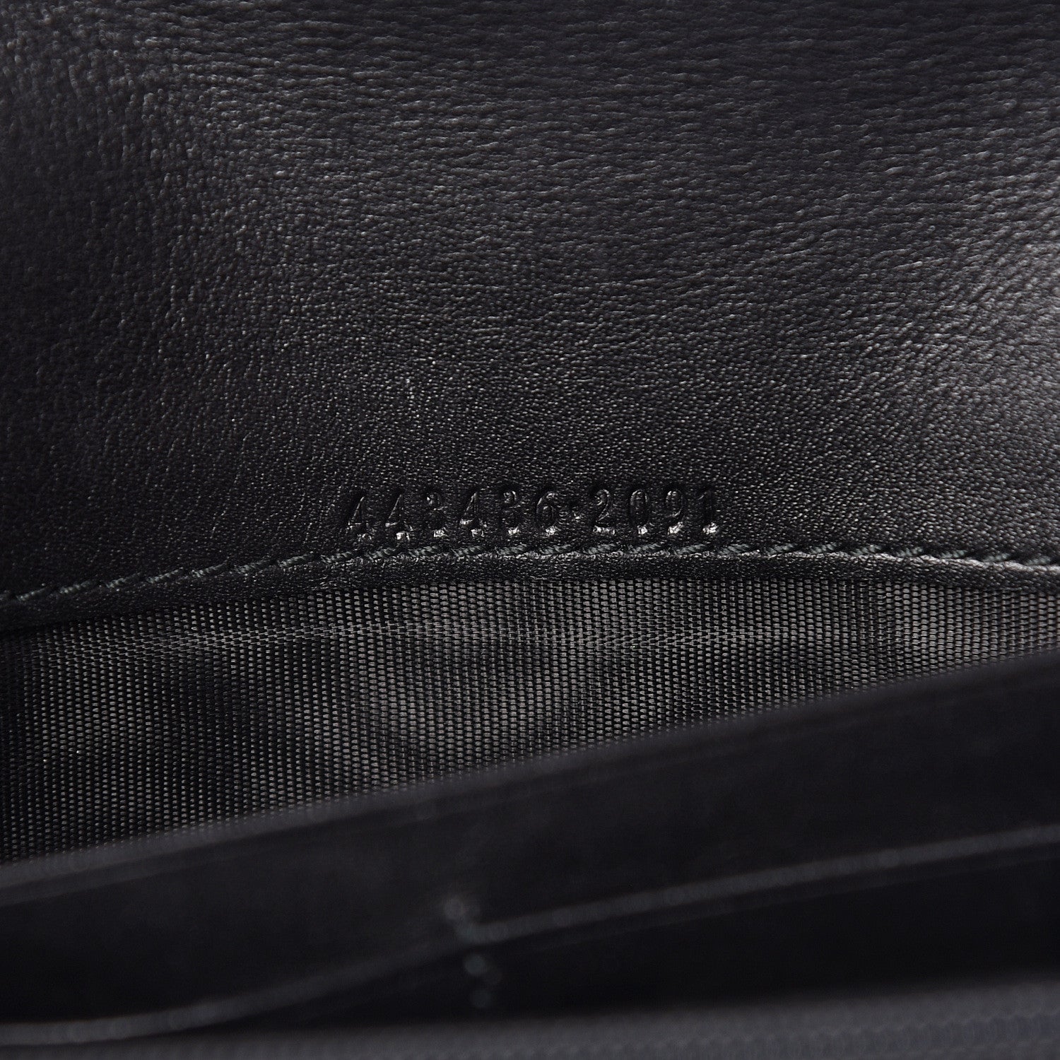 Gucci Calfskin Matelasse GG Marmont Continental Wallet Black 7 of 8