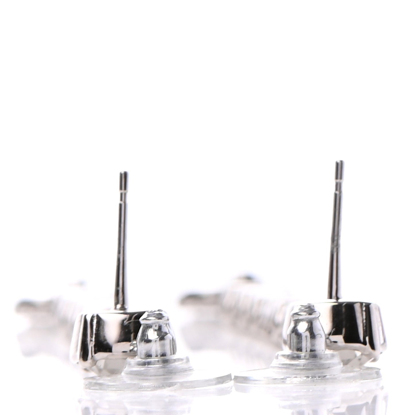 Crystal Starfall Drop Long CC Earrings Silver