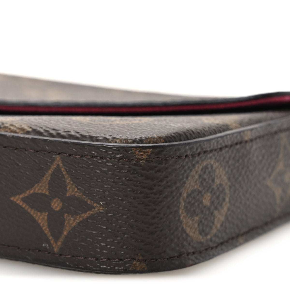 Louis Vuitton Monogram Pochette Felicie Chain Wallet Fuchsia 11 of 11