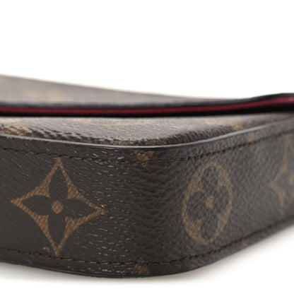 Louis Vuitton Monogram Pochette Felicie Chain Wallet Fuchsia 11 of 11