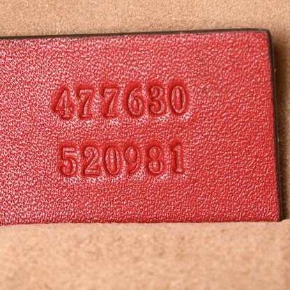 Gucci Calfskin Maxi Sylvie Clutch Red 7 of 9