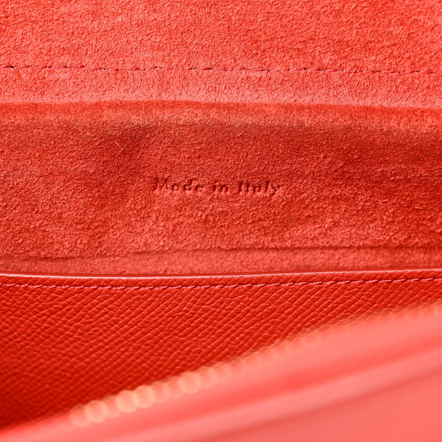 Celine Grained Calfskin Micro Belt Bag Coral 7 of 16