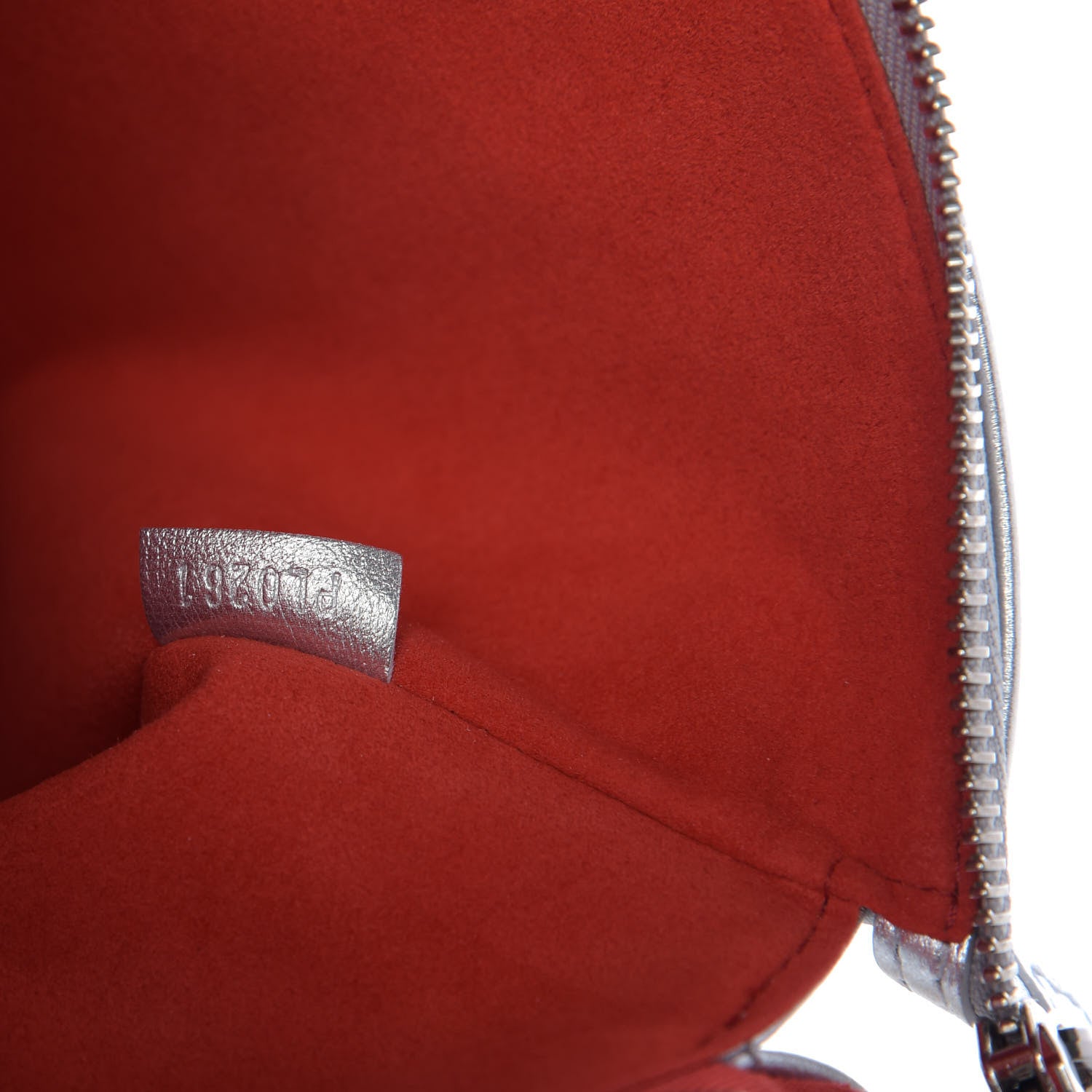 Louis Vuitton Metallic Lambskin Embossed Monogram Coussin PM Silver 9 of 10