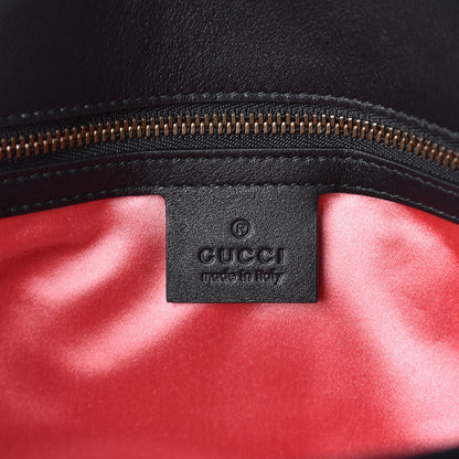 Gucci Velvet Matelasse Small GG Marmont Shoulder Bag Black 8 of 10