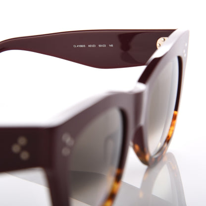 Celine Catherine Sunglasses CL 41090/F/S Burgundy Havana 5 of 7