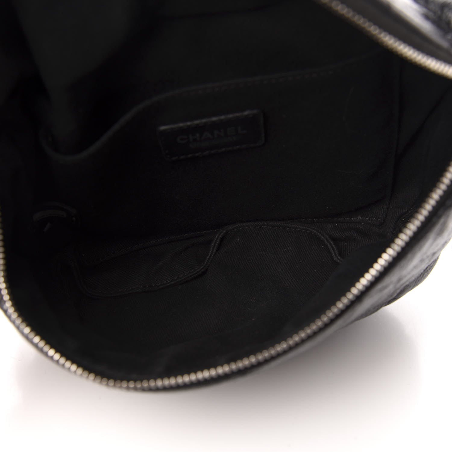 Chanel Grained Calfskin Quilted Waist Belt Bag Black 5 of 12