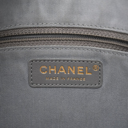 Chanel Iridescent Caviar Flat Quilted Small Coco Tassel Camera Case Grey 6 of 11