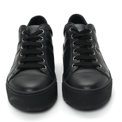 Hermes Calfskin Womens Jungle Love Voltage Sneakers 35 Black 3 of 11