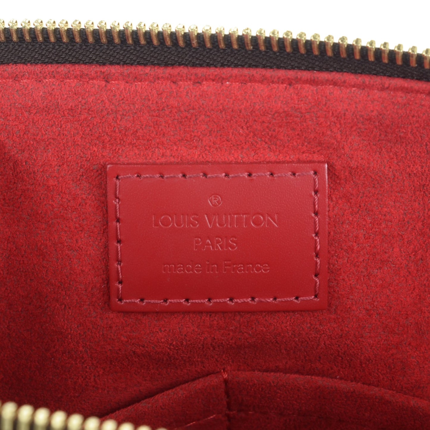 Damier Ebene Caissa Tote PM Cherry
