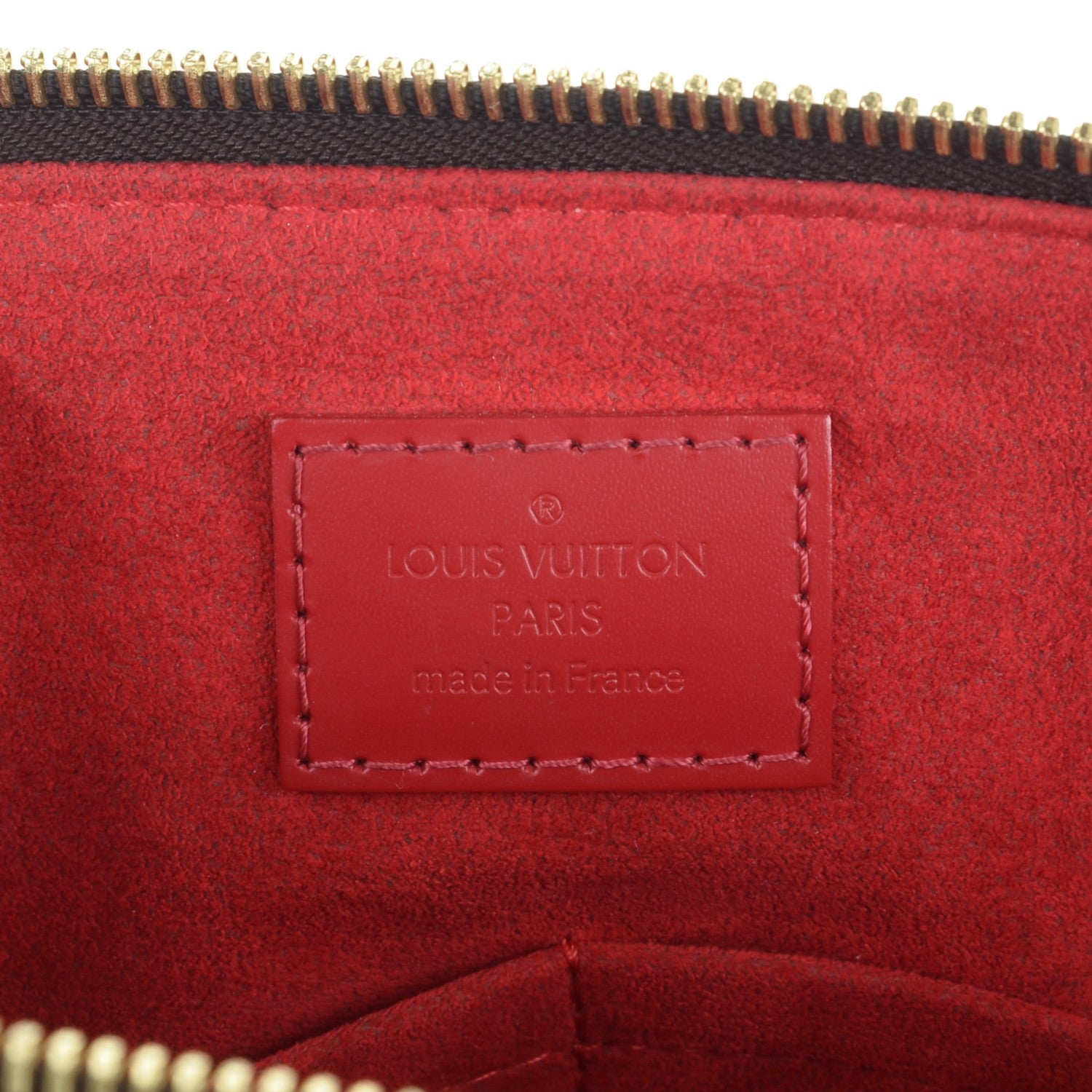 Louis Vuitton Damier Ebene Caissa Tote PM Cherry 6 of 8