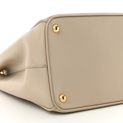 Prada Saffiano Large Galleria Double Zip Tote Pomice 9 of 14