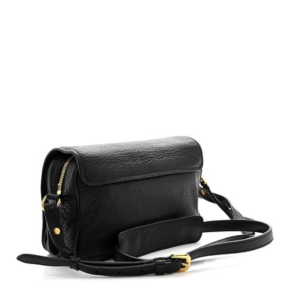 Prada Vitello Phenix Crossbody Bag Black 3 of 11