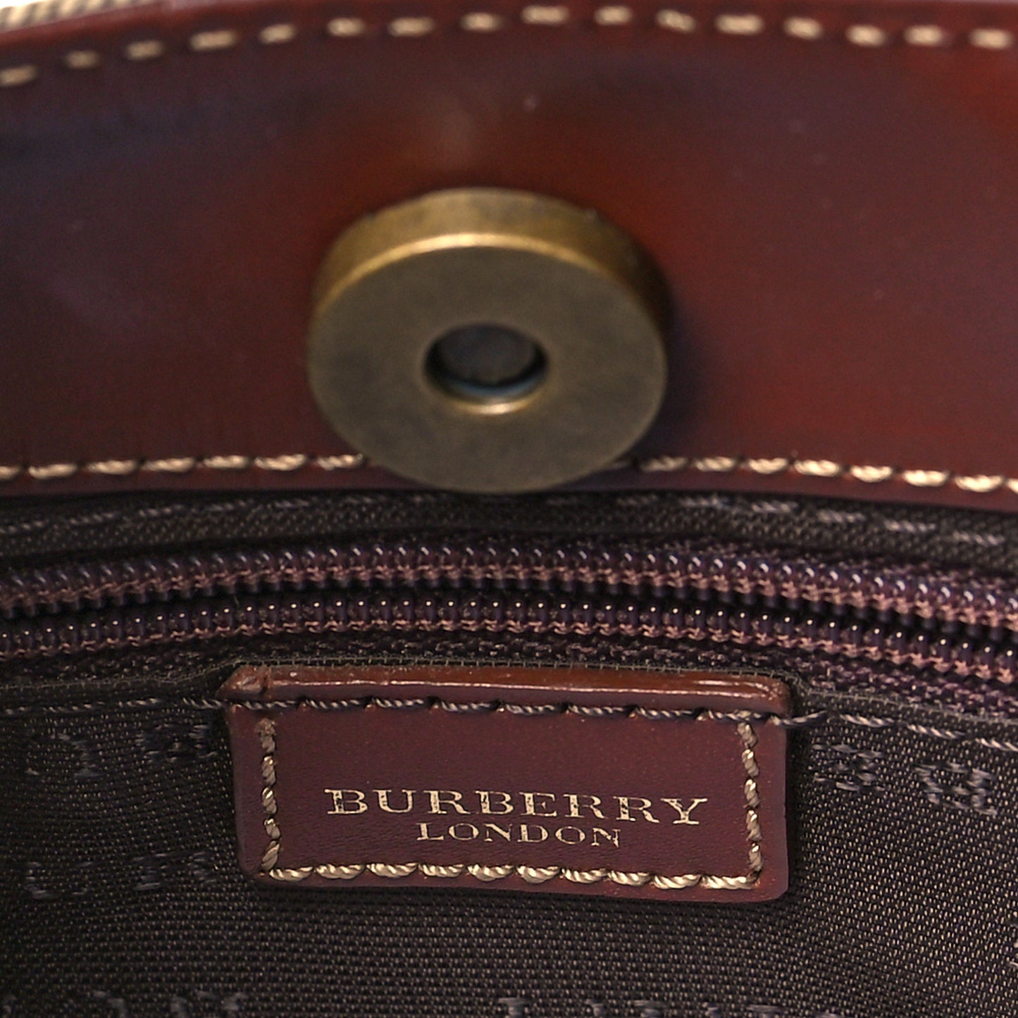 Haymarket Check Shoulder Bag Brown