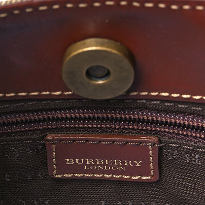 Burberry Haymarket Check Shoulder Bag Brown 5 of 9