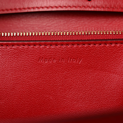 Celine Box Calfskin Medium Classic Box Flap Bag Red 7 of 11